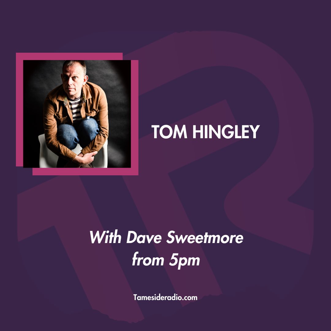 Joining @davesweetmore this afternoon from 5pm, former Inspiral Carpets frontman @tomhingleymusic, ahead of his gig at Manchester’s 33 Oldham Street on April 27th. 
#tomhingley #inspiralcarpets #wearemanchester #wearemanchesterlive @wearemanchester