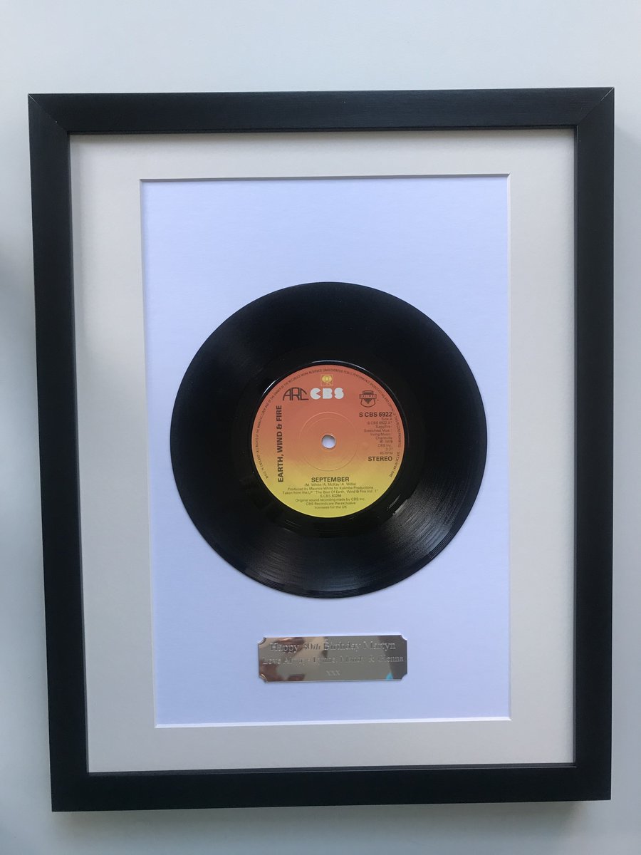 Here are the #MyFirstRecord #Popmaster scores. 27pts R1: Rosie, Blur, Wilson Pickett, Ever Fallen in Love, Marvin Gaye, Stranglers, a hero. 30pts R2: Pacemakers, Walls, EWF (framed by us as a #gift), The Bodyguard, Feels like Heaven, a girl like you, Dept S, Status Q. How d'u do?
