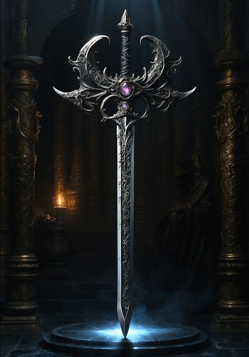 Demonic sword👿

The demon swords of the underworld army are distinguished by their hilt, which is usually large and contains a magic crystal🔮

#darkfantasy #darkfantasyworld #art #anime #fantasy #digitalart