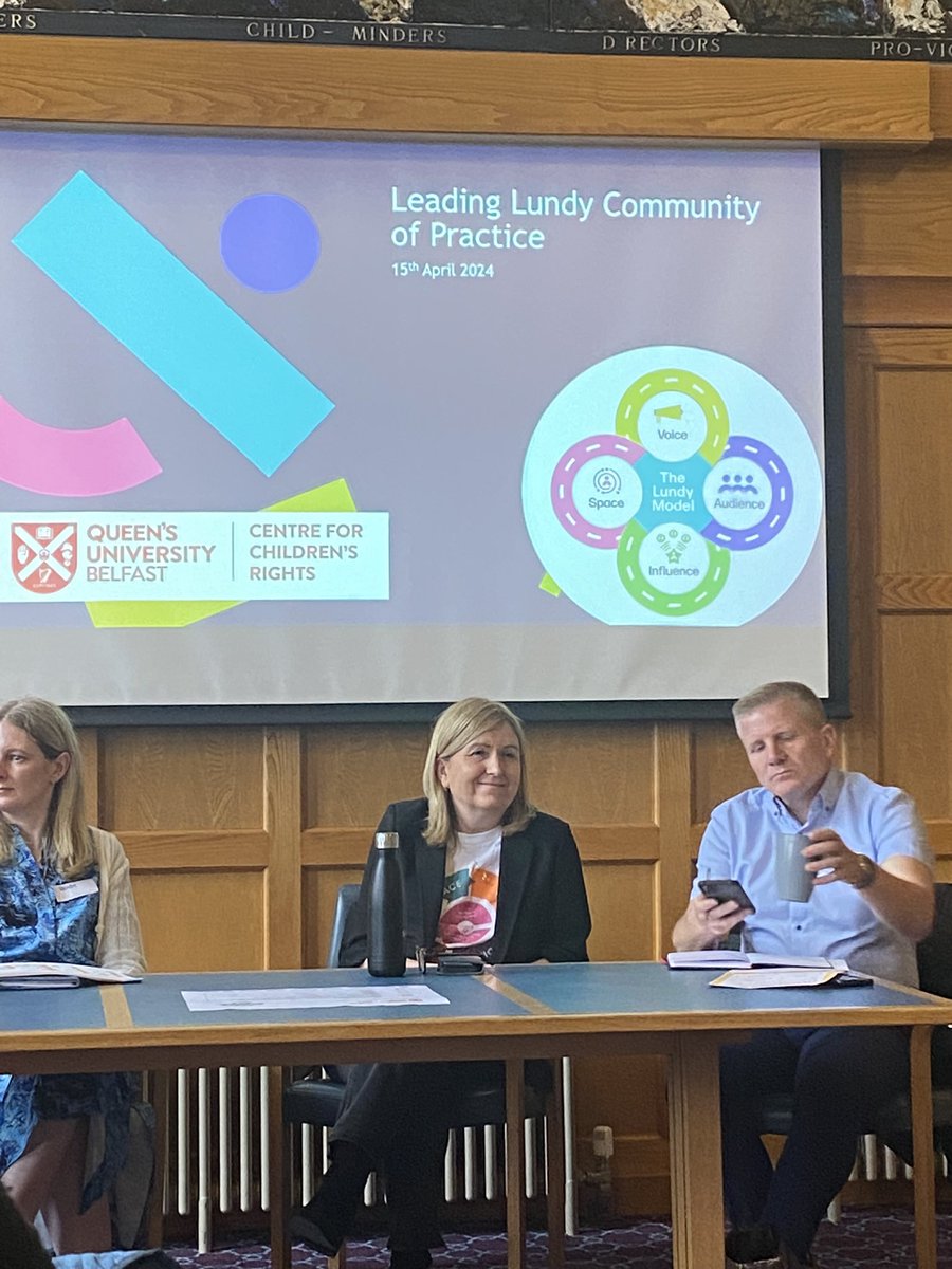 Dr MichelleTempleton (@drmtempleton) on Twitter photo Thrilled to be part of an insightful event at <a href="/ChildRightsQUB/">Children'sRightsQUB</a> with @ProfLauraLundy, <a href="/nichildcom/">NI Commissioner for Children and Young People</a> <a href="/ChrisNICCY/">Chris Quinn</a> & colleagues from UK & Ireland to develop a Community of Practice on Rights-Based #ChildrensParticipation and how we can capture the value, impact & influence #LeadingLundy Thrilled to be part of an insightful event at <a href="/ChildRightsQUB/">Children'sRightsQUB</a> with @ProfLauraLundy, <a href="/nichildcom/">NI Commissioner for Children and Young People</a> <a href="/ChrisNICCY/">Chris Quinn</a> & colleagues from UK & Ireland to develop a Community of Practice on Rights-Based #ChildrensParticipation and how we can capture the value, impact & influence #LeadingLundy