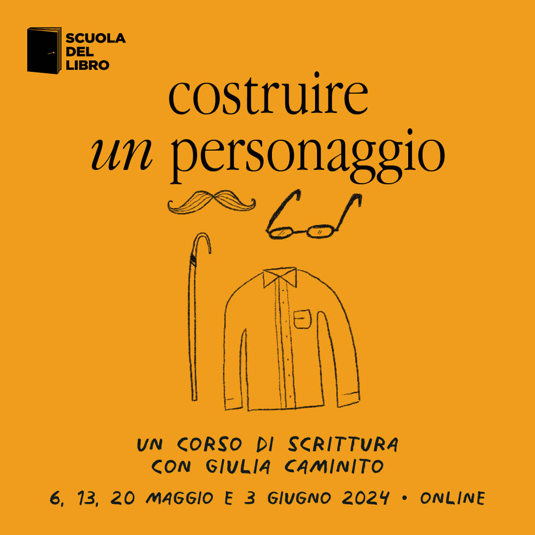 Abbiamo scelto il nostro personaggio, lo abbiamo incontrato, tratteggiato; adesso bisogna decidere la sua storia, infilarlo nella trama: l’io e l’intreccio, raccontare i personaggi tra le cose e nel mondo. Lo faremo a maggio, con Giulia Caminito: ⚡️ bit.ly/Caminito_corso