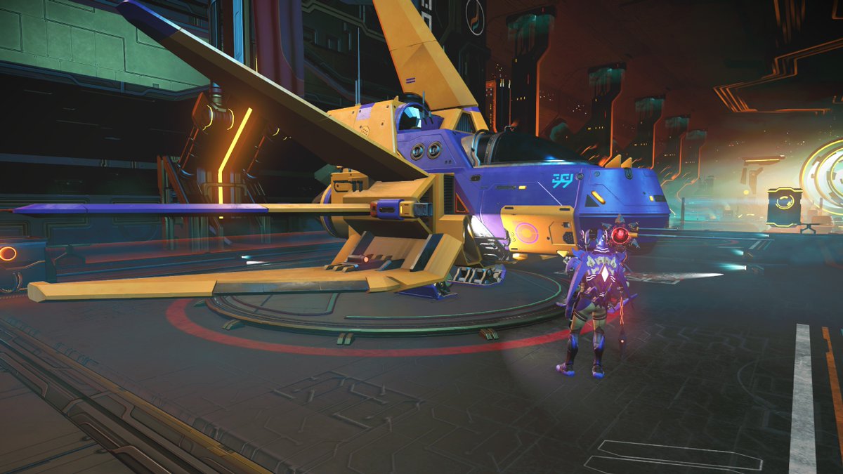 fuchsiebabe's tweet photo. I did it! I built a little S Class Fighter! I started a new save, (skipping tutorial) found the exact parts I wanted, saved up a load of nanites for a core, and built it exactly how I imagined it ✨ super rewarding! Stats are 💯, perfect procgen name. #NoMansSky #NoMansSkyOrbital https://t.co/db3MAChr7X