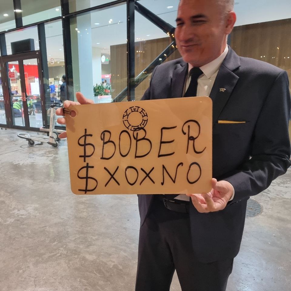 BoberCTO's tweet photo. $BOBER just arrived in Dubai for @BlLife_Forum, @token2049 and other conferences. 

Catch him and he'll give you the wood. https://t.co/3H1sEU0u43