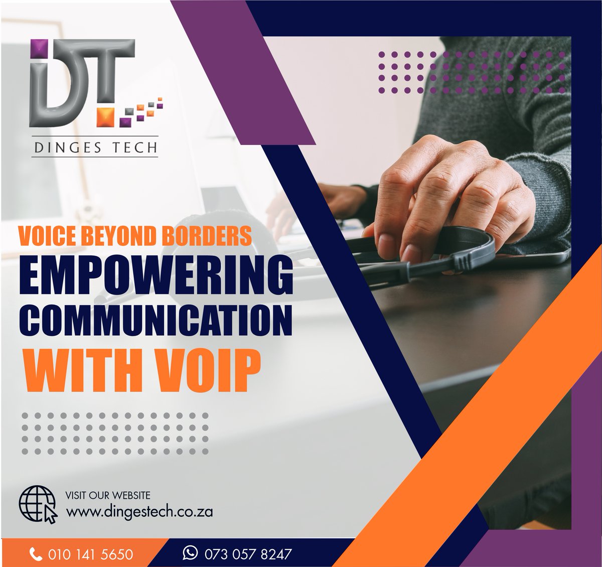 DingesTech's tweet photo. Did you know that VOIP isn't just about making calls?It's a game-changer in the world of communication, harnessing the internet to connect you with crystal-clear voice quality and innovative features. #DingesTech #VOIPRevolution #VoIP #InternetCalling #VoIPTechnology #VoIPService https://t.co/604S6drqud