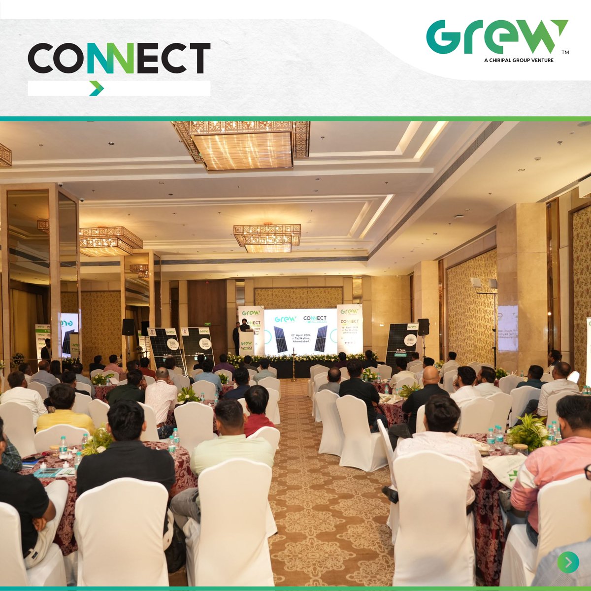 We thank all the delegates for making this event a success.

Here's to many more power-packed collaborations in the future!

GREW CONNECT coming soon to your city.

#CONNECTAhmedabad #AhmedabadEvents #GREWCONNECT #CONNECT #NetworkingEvents #GREW #SolarPower #PoweringtheNext