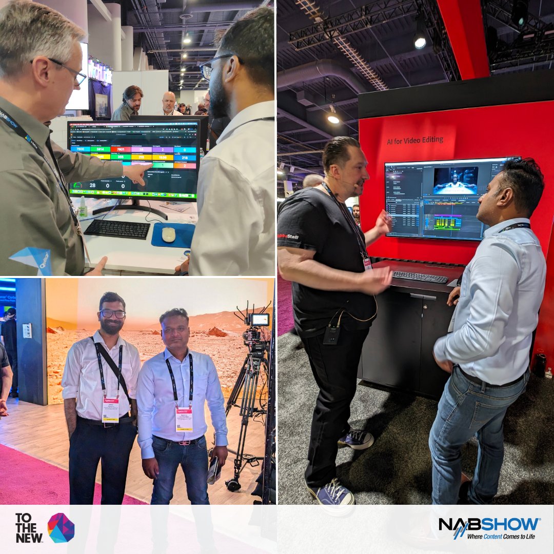 TOTHENEW's tweet image. Shoutout to the amazing team at #NAB for putting together such a fantastic event. 
We sincerely thank all the people we met. Here's to more collaboration and innovation ahead!

#DigitalFulfillment #MediaServices #Localisation #OTT #OTTplatform #TOTHENEW #NABshow #LasVegas