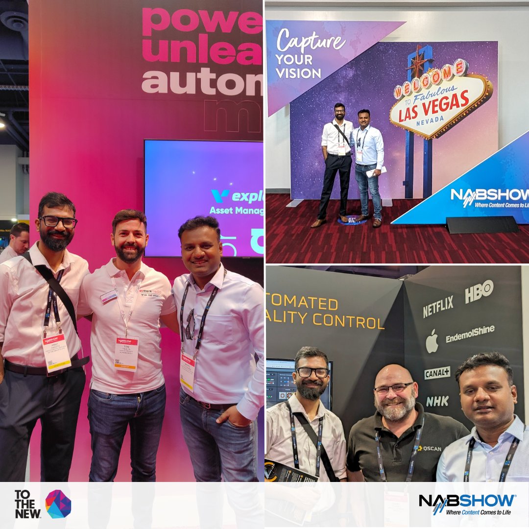 TOTHENEW's tweet image. Shoutout to the amazing team at #NAB for putting together such a fantastic event. 
We sincerely thank all the people we met. Here's to more collaboration and innovation ahead!

#DigitalFulfillment #MediaServices #Localisation #OTT #OTTplatform #TOTHENEW #NABshow #LasVegas