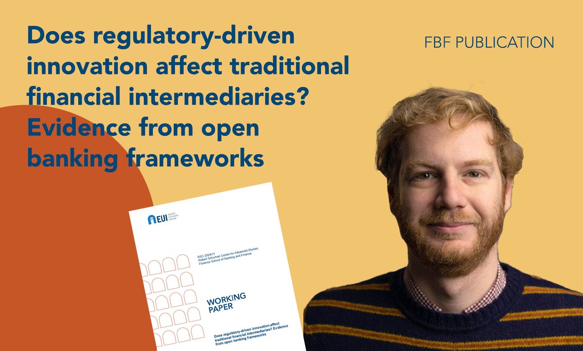 📢 New #publication alert! In his paper, our Research Associate Nico Lauridsen explores the policy implications of open banking, aiming to mitigate information asymmetry and spur financial innovation. 📚 Full reading: cadmus.eui.eu/bitstream/hand…