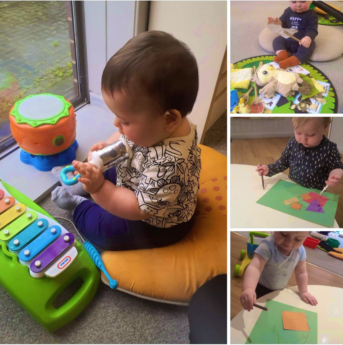 Last week, the babies enjoyed the array of activities they were offered by the team who knew them, their interests and their learning needs well 🌈

#EYFS #sensoryplay #exploring #planning #finemotorskills #warrington #northwich