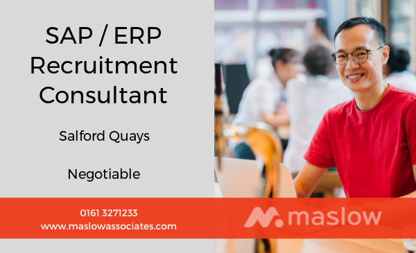 Apply today! SAP / ERP Recruitment Consultant - #SalfordQuays.