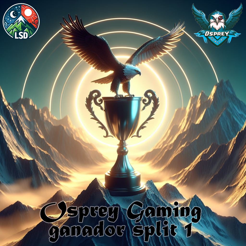 Enhorabuena a <a href="/_OspreyGaming_/">OspreyGaming</a> por ser el campeón del Split 1 !!
🏆 OSPREY GAMING 🏆
🗓️ Split 1 🗓️