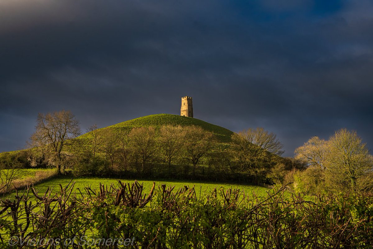 The light managed to break through the very dark clouds this morning just for a moment. Then I got very wet!