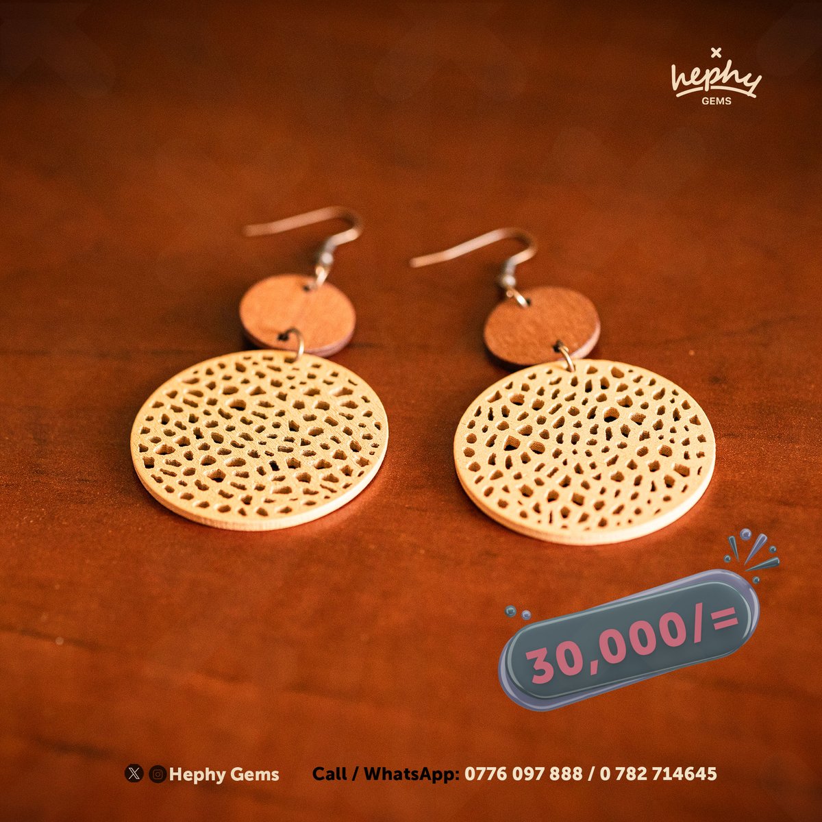 HephyGems's tweet photo. Stylish wooden earrings
Get yourself a pair today:

Call / WhatsApp:
0776 097 888 / 0782 714 645

#TheKingsBrand https://t.co/MxT0WP2SLL