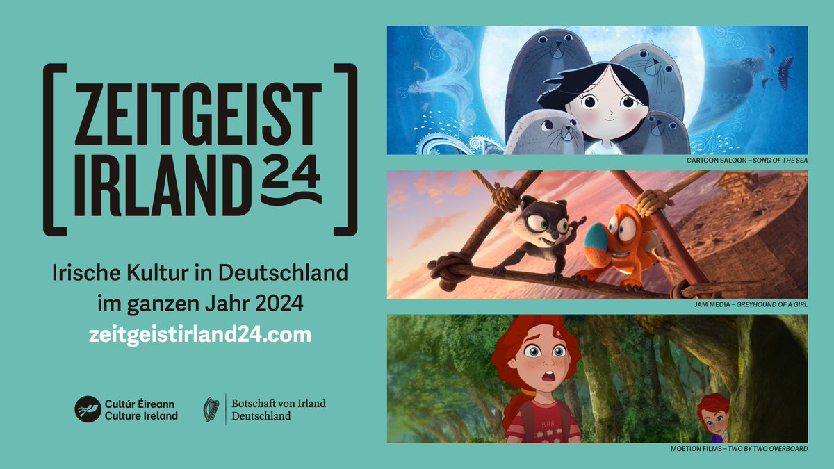 As part of Zeigeist Irland 24, Animation Ireland are collaborating with @itfs to bring an Irish focus to this year's festival! Catch iconic Irish feature's throughout the week! See the full festival programme here: itfs.de/kalender/