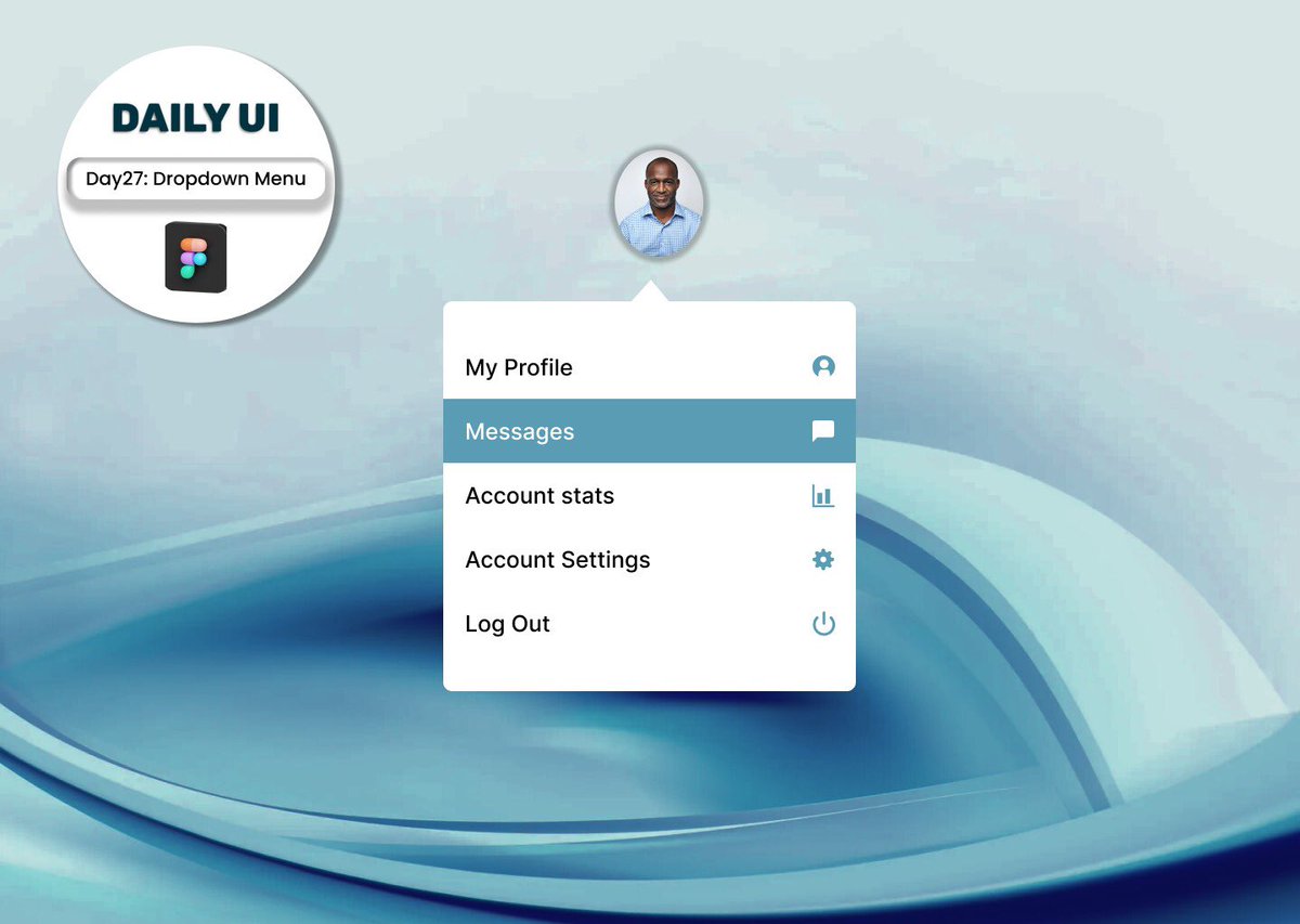 kbasit0195's tweet image. Daily Ui challenge with my other designers @dablaqboy @teetops10 @iambukiee 

Day 27: Dropdown Menu @DailyUI