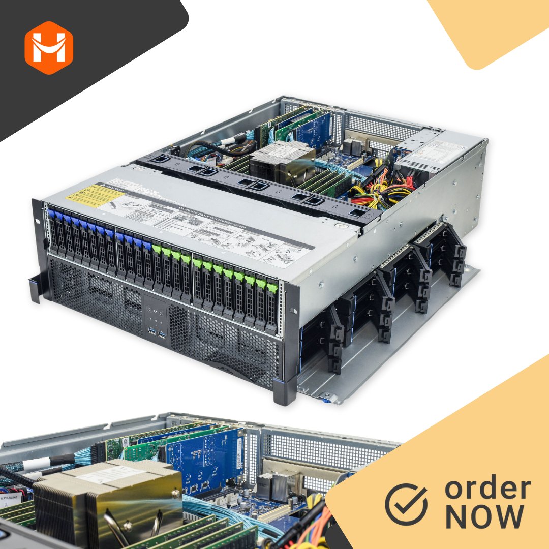 HappywareCOM's tweet photo. #Gigabyte S472-Z30

⚙️ #SAN &amp; #NAS Storage
💻 Hyper-Converged Infrastructure
🚀 Software-Defined Storage
⚡ Automatic Fan Speed Control &amp; Cold Redundancy

Order now:
👉 https://t.co/oQSVWrU9Sq 👈

#AMDEpyc #DataCenter #StorageSolution  #GigabyteServer #StorageServer https://t.co/IP8k7IFtos