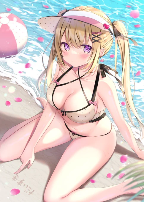 #気温が高いので気が早いが水着絵が見たい 
