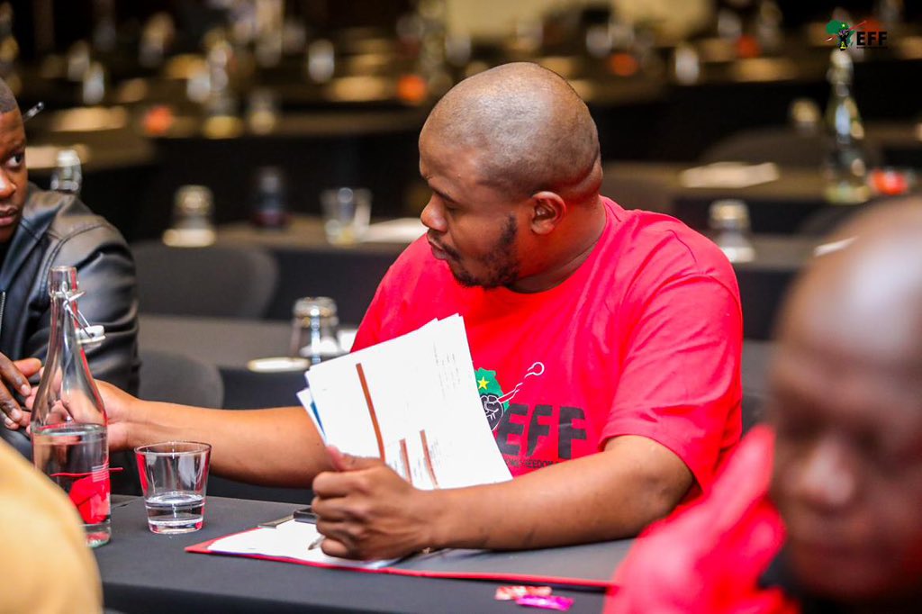 [IN PICTURES]: The EFF Tshela Thupa Rally Preparatory Committee meeting chaired by President @Julius_S_Malema is currently underway. iEFF iyangena come May 29 #EFFTshelaThupaRally