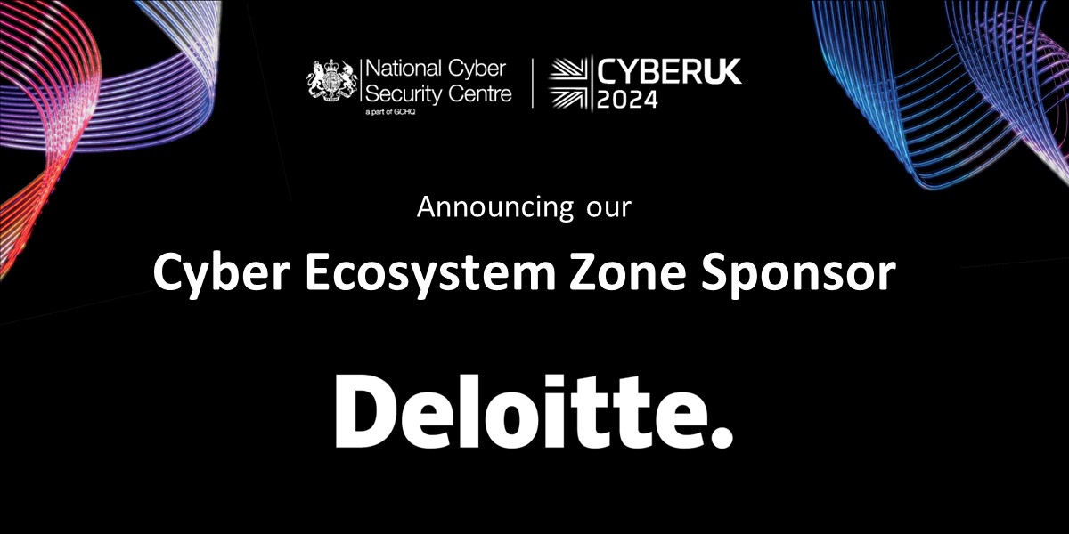 We’re proud to announce @deloitteuk as the Cyber Ecosystem Zone Sponsor for #CYBERUK24. Learn more about their expertise & sponsorship⬇️ cyberuk.uk/2024/sponsors Subscribe to our YouTube channel CYBERUK ONLINE now to access all open content live sessions at #CYBERUK24