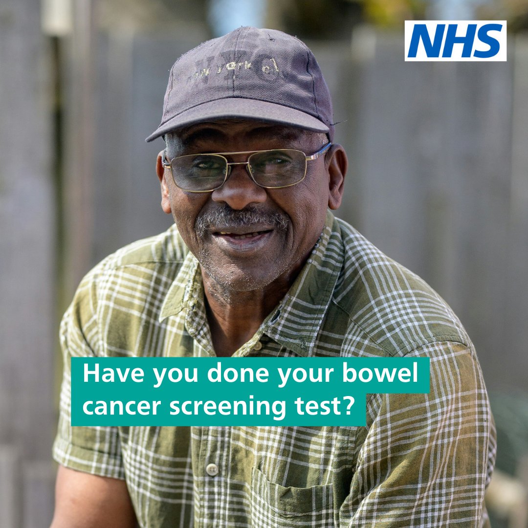 Stay proactive about your health

If you're aged 56-74, watch your mailbox for the NHS #BowelCancer screening kit

Early detection can significantly decrease the risk of severe illness or mortality

Learn more at nhs.uk/bowel 
#HealthAwareness #EarlyDetectionSavesLives