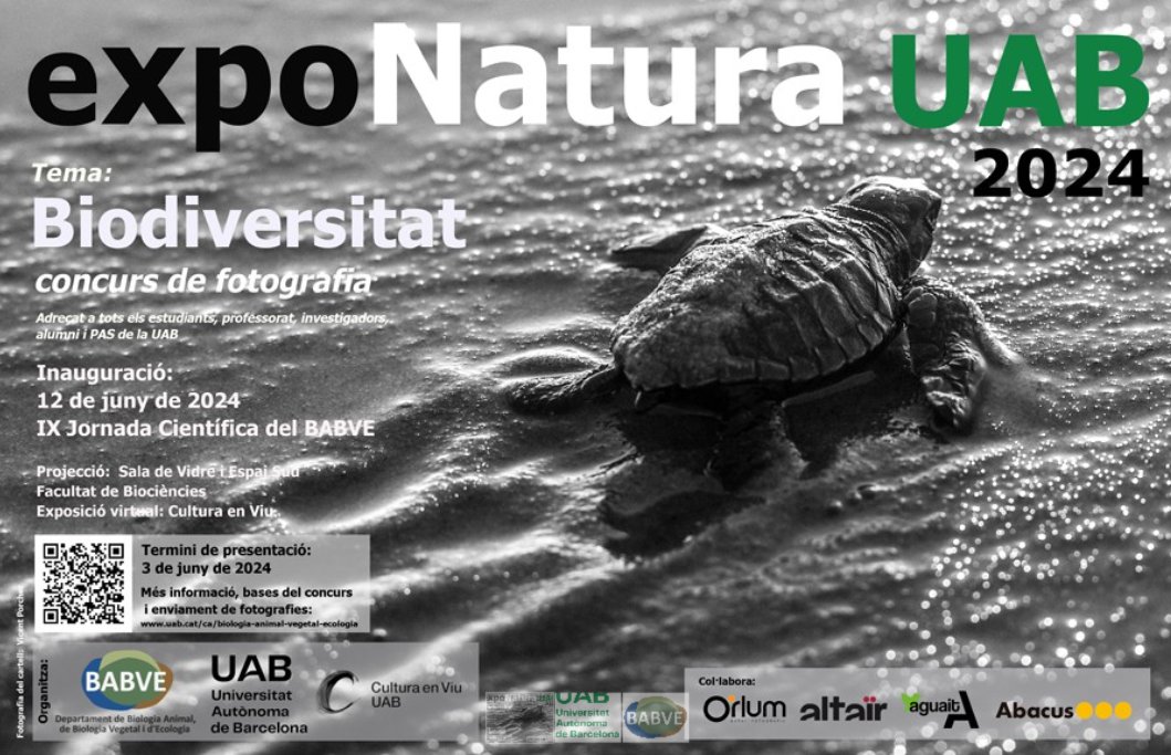 Bctuab's tweet photo. 🆕#Concurs fotogràfic!

📷🐞🌼#ExpoNatura 2024
Adreçat a #alumnatUAB, #professoratUAB, #PDI, #PAS i #AlumniUAB
🗓️Termini: 3 de juny  

Organitzat per #BABVE, @culturaenviuUAB i @UABBarcelona.

🔗https://t.co/7XgccayVeQ https://t.co/mAstuvXl9E