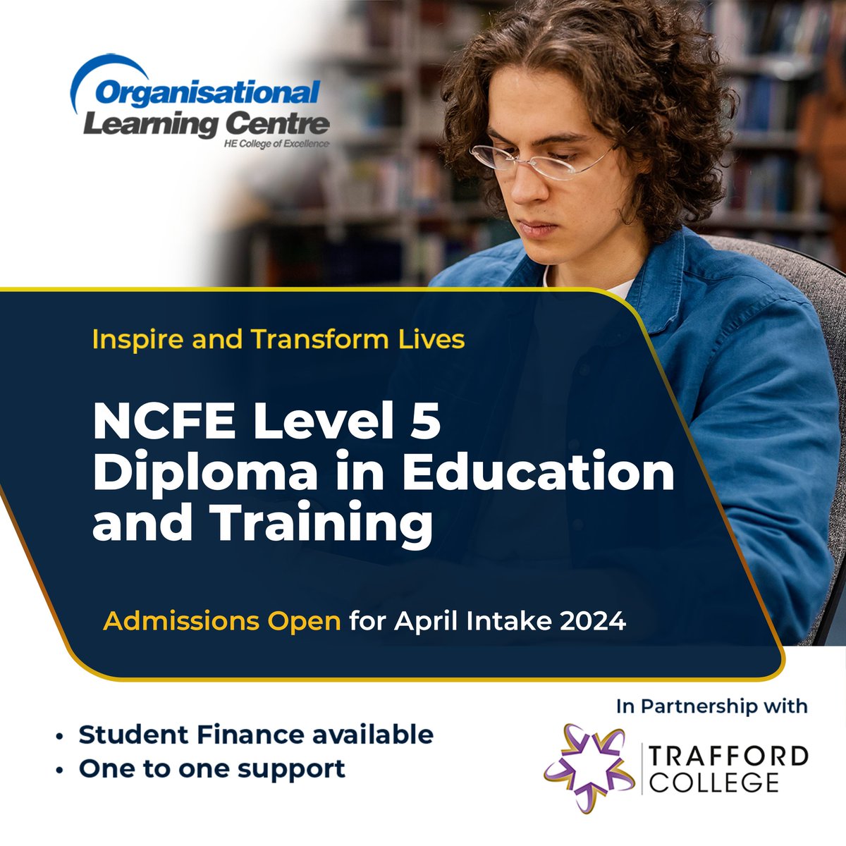 Join the ranks of exceptional educators and elevate your teaching profession with the NCFE Level 5 Diploma.

Click for more information
olceurope.com/courses/ncfe-l…

#TeachingDiploma #EducatorJourney #educationandtraining #ncfe #level5 #traffordcollege #TeachingExcellence