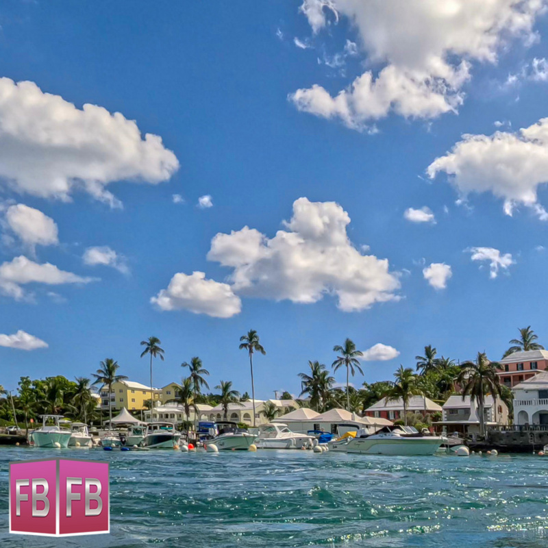 Clouds grace the sky above Flatt's Inlet #Bermuda #ForeverBermuda