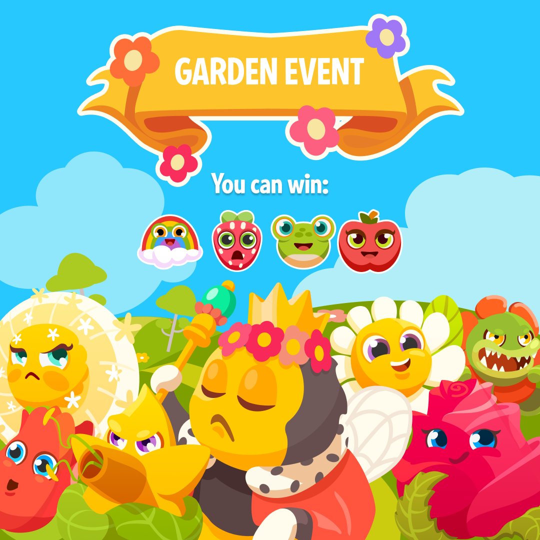 Spring has sprung, and it's time to dig into some fun! 👩‍🌾 
Ruzzlers, roll up your sleeves for our bloomin' Garden event, seize the chance to sprout four exclusive avatars in your collection! Ready to plant your flag in this verdant venture? Let the games blossom!