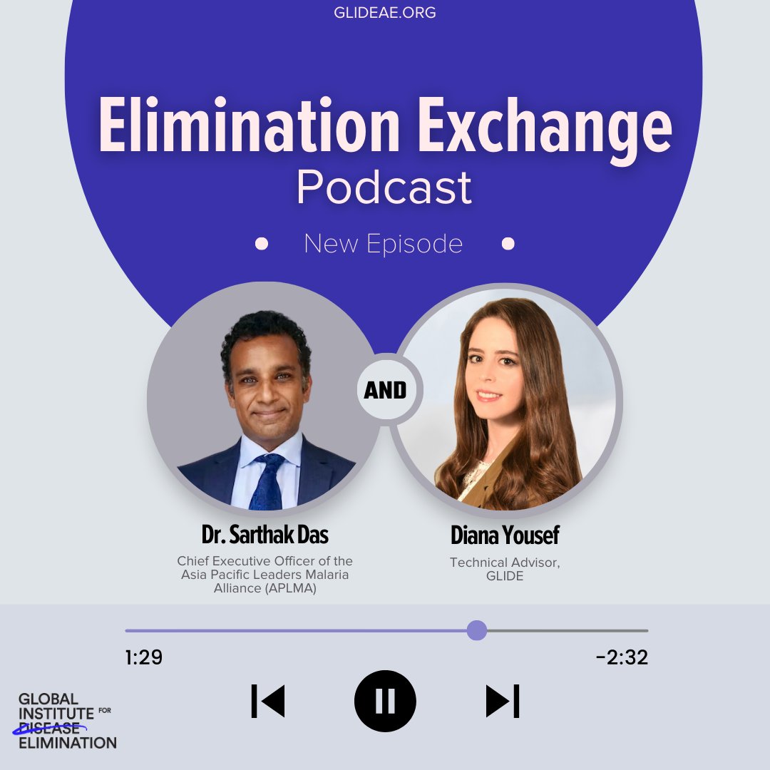 Diana Yousef of GLIDE, in conversation with Dr Sarthak Das, CEO of @APLMA_Malaria, on the importance of #political commitment & regional #advocacy to help achieve #ZeroMalaria. ➡️ ow.ly/IGQy50QPTGA #EliminationExchange