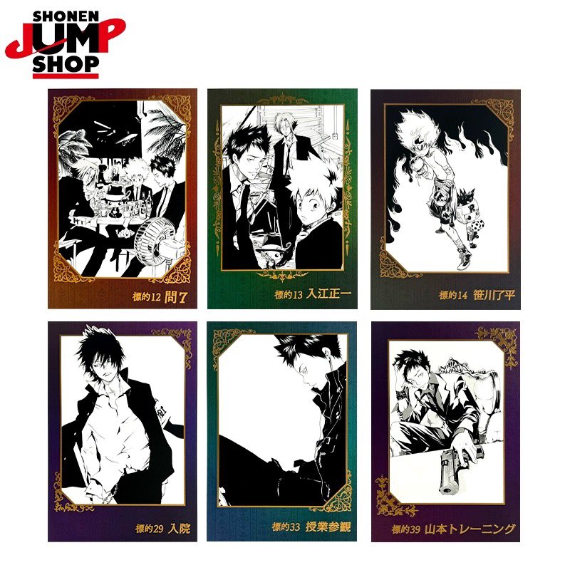 家庭教師ヒットマンREBORN!中国限定 キラピカ ポストカード第3弾全種