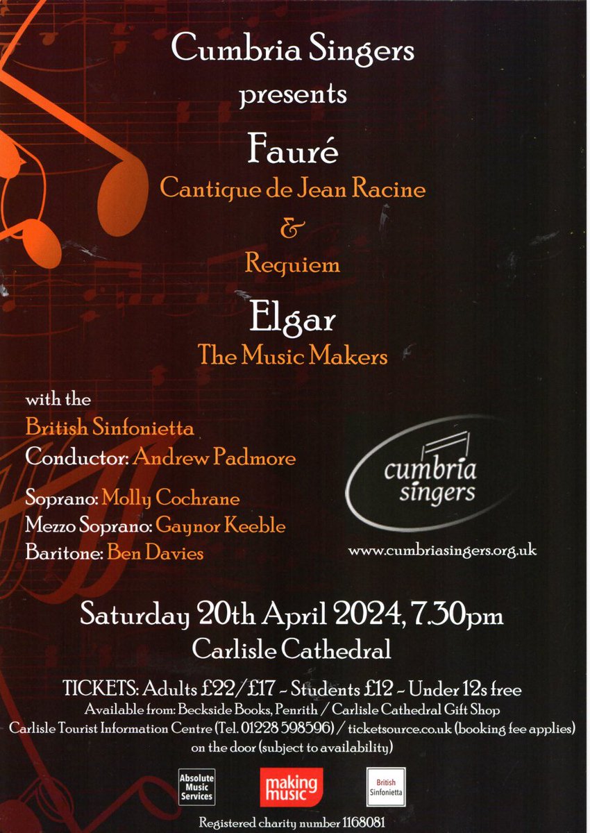 British Sinfonietta (@bsinfonietta) on Twitter photo Two very different concerts for us this coming weekend...
On Friday we'll be at <a href="/KOKOLondon/">KOKO Culture</a>, playing with <a href="/KosheenOfficial/">Kosheen</a>, arranged and conducted by our very own <a href="/davedanford/">Dave Danford</a>.
And on Saturday we'll be at Carlisle Cathedral with Cumbria Singers, conducted by <a href="/AndrewPadmore1/">Andrew Padmore</a>. Two very different concerts for us this coming weekend...
On Friday we'll be at <a href="/KOKOLondon/">KOKO Culture</a>, playing with <a href="/KosheenOfficial/">Kosheen</a>, arranged and conducted by our very own <a href="/davedanford/">Dave Danford</a>.
And on Saturday we'll be at Carlisle Cathedral with Cumbria Singers, conducted by <a href="/AndrewPadmore1/">Andrew Padmore</a>.