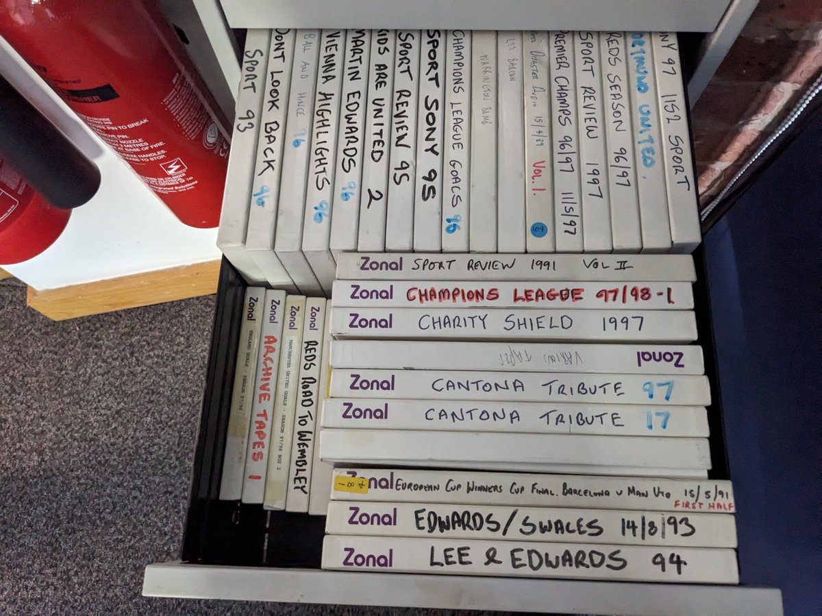 drwgovier's tweet photo. Archivist Chrimbo arrived very early this year! @PiccadillyRadio #key103 https://t.co/idOIfrLIZN