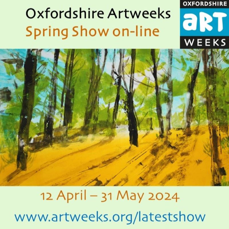 Enjoy our on-line spring show, a showcase of art, ceramics,sculpture, wood, textiles, jewellery and more with pieces by over 500 artists and makers. Browsing this selection is a great way to choose which artists to visit during the festival in May. artweeks.org/latestshow