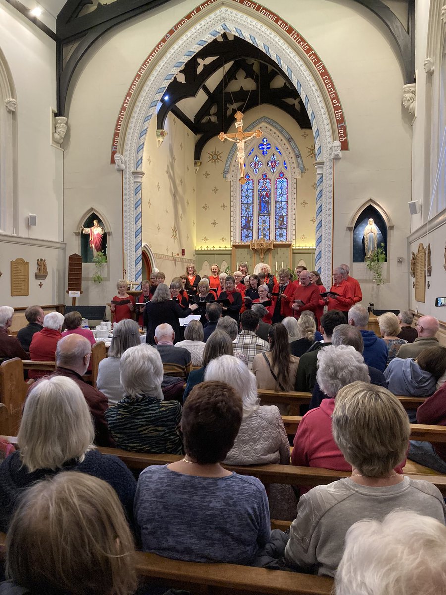 Thanks to the wonderful Global Harmony choir! We’ve had so many people telling us they loved the concert. Real quality. And raised £1,113.05 towards the building of our new parish and community hall! #thankyou #blessed