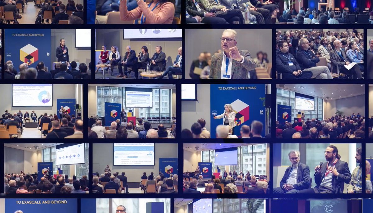 EuroHPC_JU's tweet image. Drumroll, please!🥁

Get ready to relive the #EuroHPCSummit2024 with our AFTER MOVIE! 

With over 700 guests, four days packed with discussions, exhibitions, poster sessions and networking, the 2024 @EuroHPC_JU Summit was an unforgettable experience! 

youtube.com/watch?v=GaOr_X…