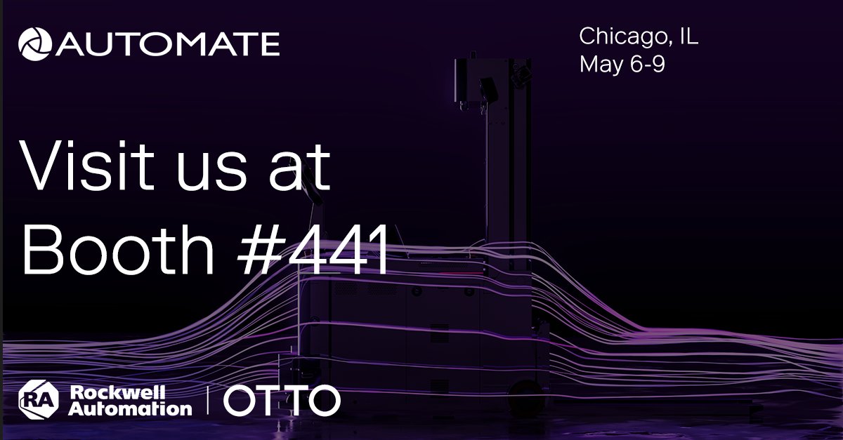 We are looking forward to wrapping up our spring trade show series at Automate 2024 in Chicago! Stop by the OTTO booth to see a live demonstration of our AMRs, learn more about our integration journey and get hands on with our software suite: bit.ly/3VUgAVC