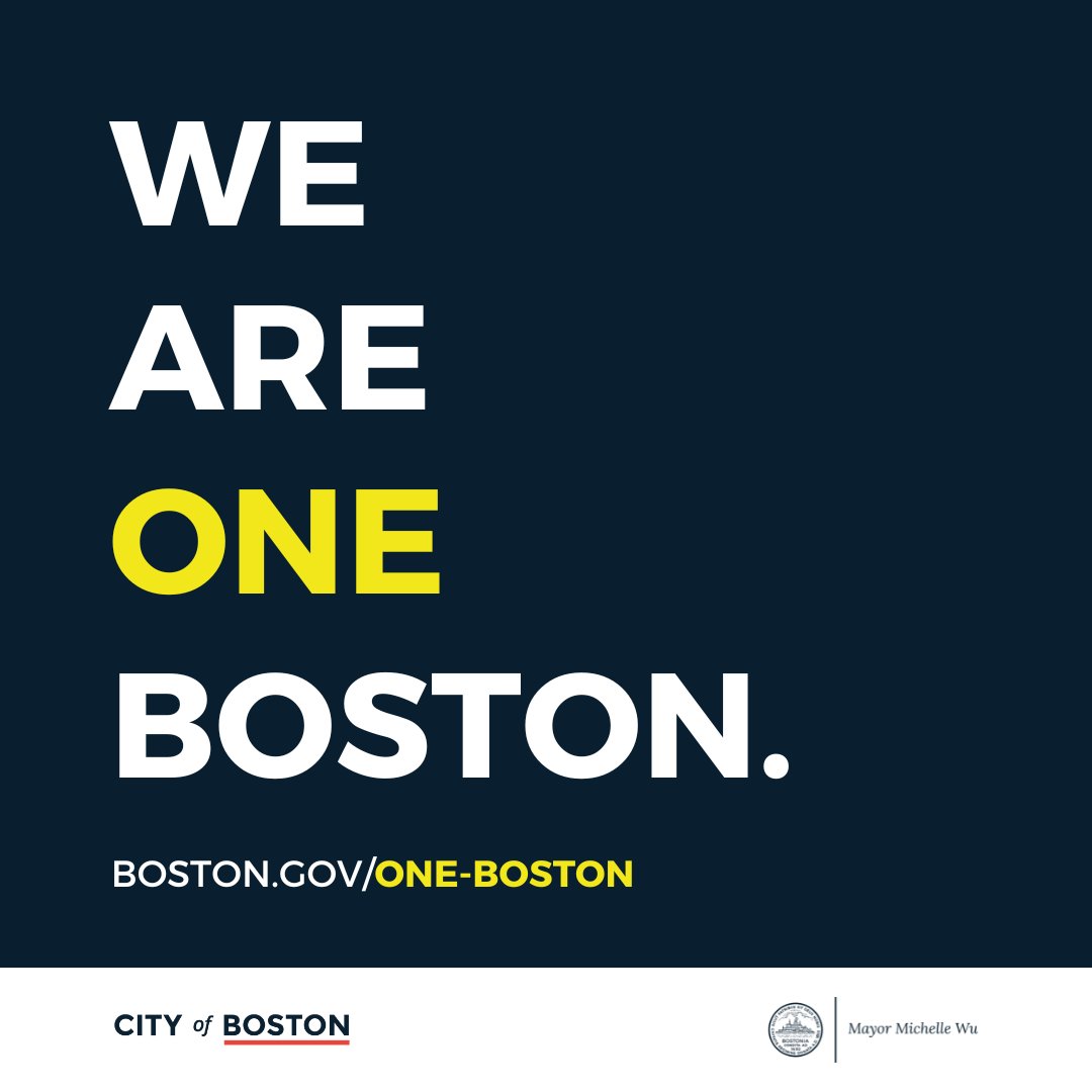 One Boston Day recognizes the resiliency, generosity, and strength demonstrated by the people of Boston and those around the world in response to the tragedy of April 15, 2013. We are One Boston.