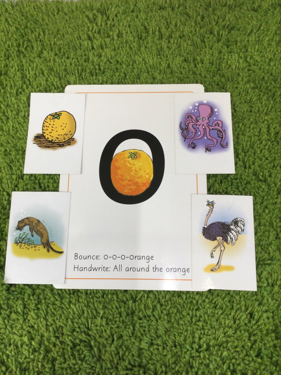LeighPrimary's tweet photo. This week in Nursery, we are learning the sound ‘o’.
#RWInc #phonics #soundoftheweek #orange #octopus #ostrich #otter https://t.co/N3oWq1Rxxo