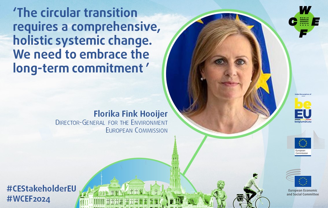 Building a sustainable future does not happen in a snap of a finger. Deep #systemic #change is required, reminds @florikafink, that will take time. #wcef2024 #OpeningPlenary