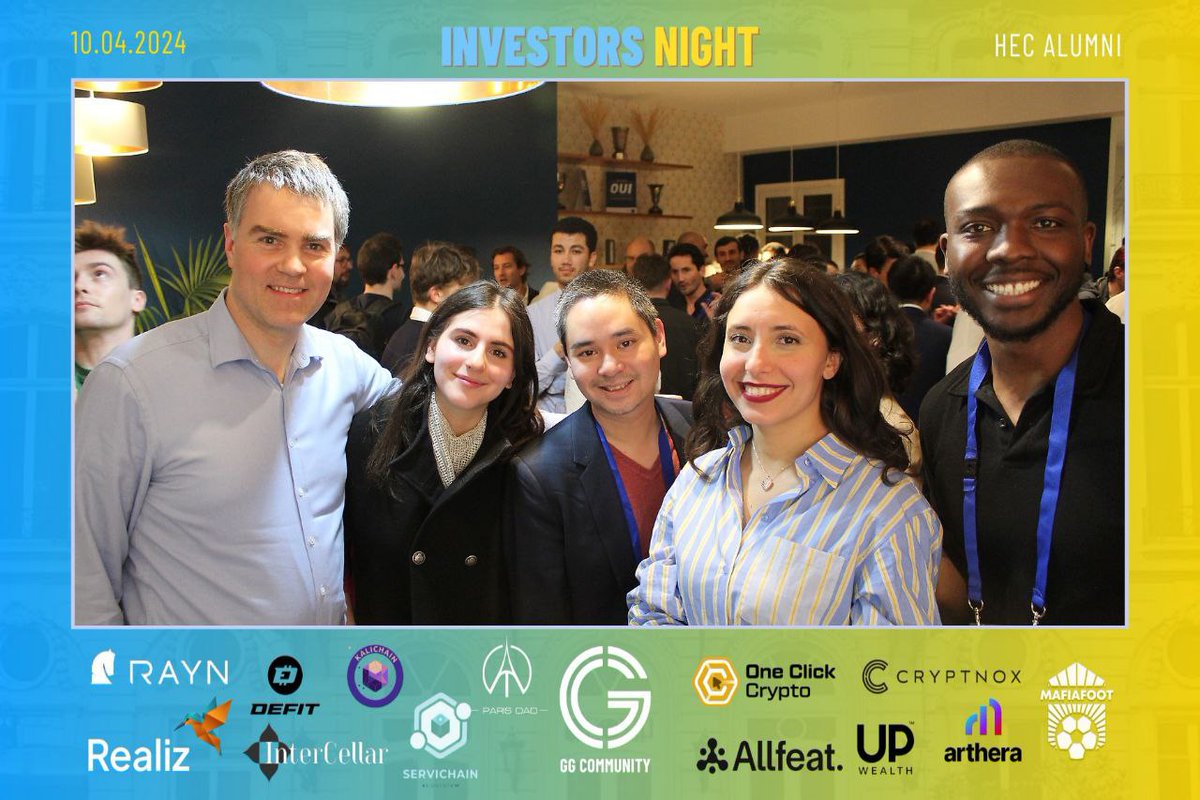 SAUMetaverse's tweet photo. Thrilled to have participated in Investor Night organized by #GGcrypto during #ParisBlockchainWeek2024   at HEC! 🌟An opportunity to connect with enthusiastic founders and savvy investors from around the world.  

#Sportech

#PBW #Blockchain #Innovation #Web3 #Web3Community https://t.co/JrMrvhR4Mu