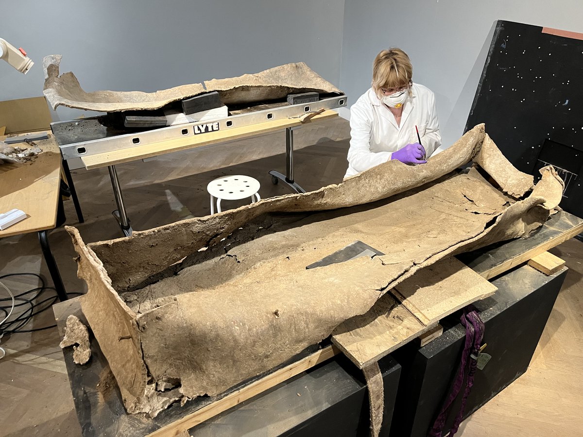 Ever wondered what a 1,600 year old coffin looks like? This ancient lead coffin is set to be revealed to the public for the first time as part of #LivingwithDeath, a new exhibition opening at @LeedsCityMuseum from May 3, 2024. Find out more 👇 orlo.uk/Eq1fk