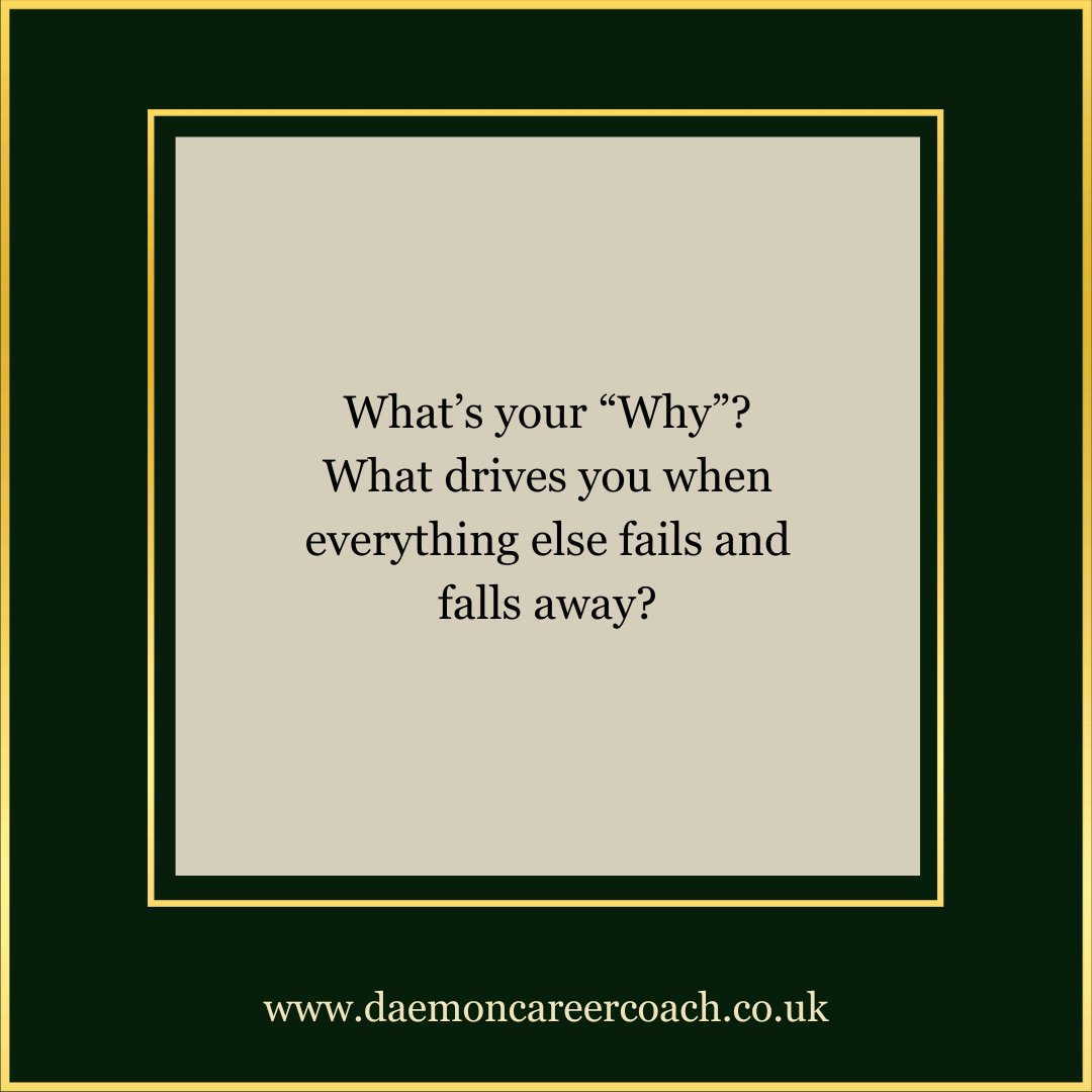 What is your WHY?

--

#CreatingConversations
#Conventionalisntworking 
#CareerDevelopmentCoaching
#OrganisationalDevelopment 
#LeadershipDevelopment
#BusinessStrategy 
#SystemsThinking
#TeamCoaching
#BusinessSustainability 
#BusinessLeaders
#BusinessFounders
#PurposeDriven