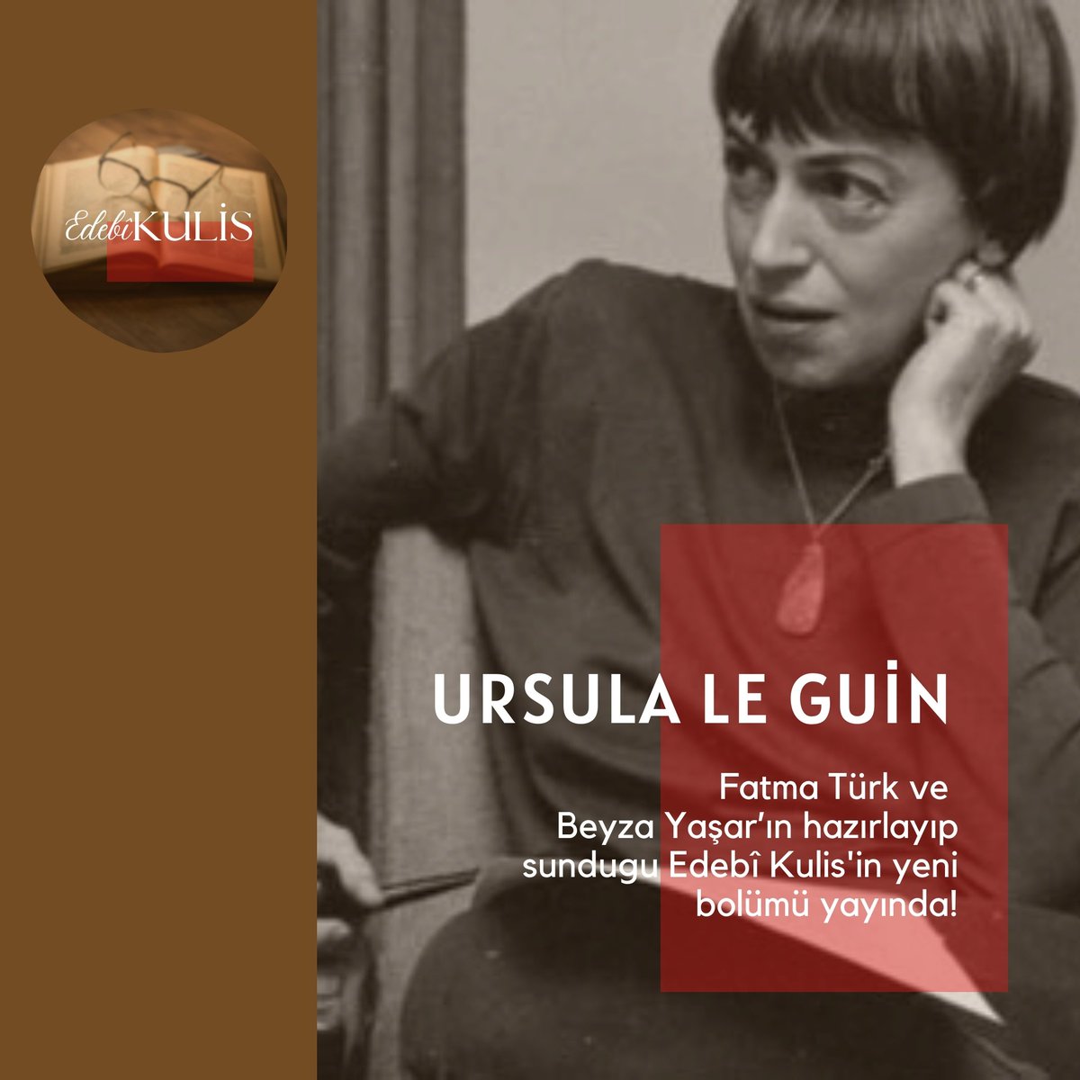 youtu.be/zkSpK7P2xWQ?si…
Edebi Kulis 10. Bölümünde Ursula Le Guin'i ağırlıyor.

#ursulaleguin