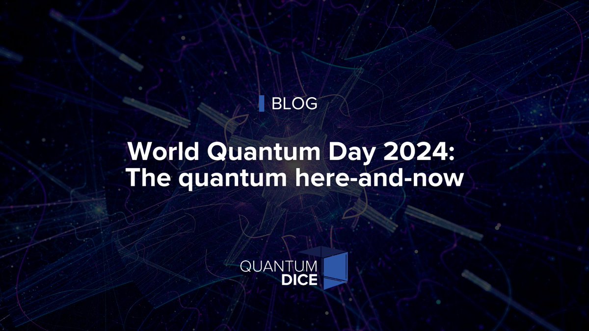QuantumDiceUK's tweet photo. Yesterday was #WorldQuantumDay and to mark it we're spotlighting 2️⃣examples of #quantum-enabled technologies that are already deployed: #QRNGs &amp; #QuantumImaging. Read the blog for more info including insights from Xiao Ai, CTO &amp; Co-founder at @qlmtec 👉 https://t.co/ywfYDYJKvp https://t.co/ffg2Diq0w6