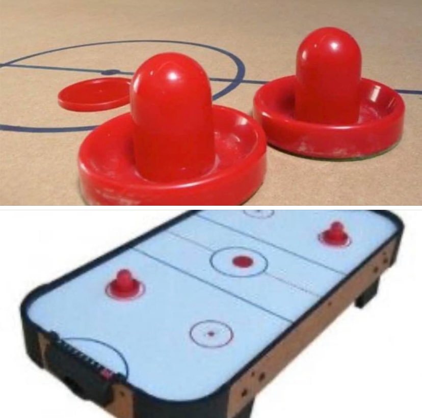 Air hockey was one of my favorites to play. I was actually quite good at it. Do you remember air hockey?