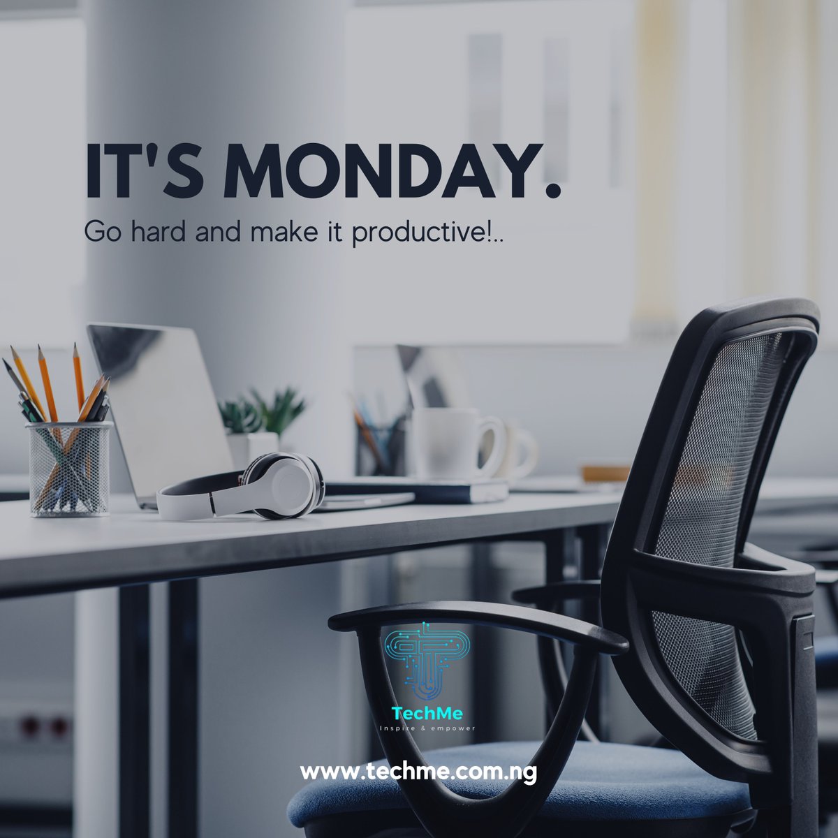 Give it your best, Give it your all.
Start strong and finish strong!

We are TechMe Ng, And we wish you a productive week.

#scrummaster #tech #technology #techblogger
