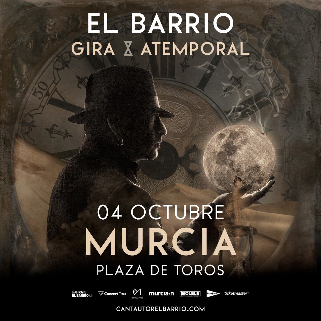 CONCERT TOUR (@concert_tour) on Twitter photo La Gira Atemporal 2024 de <a href="/elbarrioficial/">El Barrio Oficial</a> continúa⏳⏳
Nuevas fechas confirmadas!!!
🎟️entradas disponibles para los nuevos conciertos de Trujillo y Murcia mañana martes 16 de abril a las 10:00H en <a href="/elcorteingles/">El Corte Inglés</a> La Gira Atemporal 2024 de <a href="/elbarrioficial/">El Barrio Oficial</a> continúa⏳⏳
Nuevas fechas confirmadas!!!
🎟️entradas disponibles para los nuevos conciertos de Trujillo y Murcia mañana martes 16 de abril a las 10:00H en <a href="/elcorteingles/">El Corte Inglés</a>