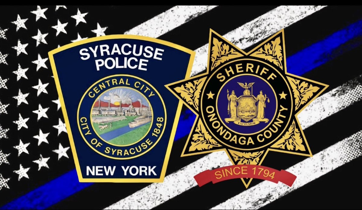 Our hearts break for our @SyracusePolice @SyracusePba and @OnondagaSheriff brothers and sisters after a police officer and deputy were shot and killed last night. We stand with you in mourning these two heroes and in fighting for justice in their names. #EnoughIsEnough