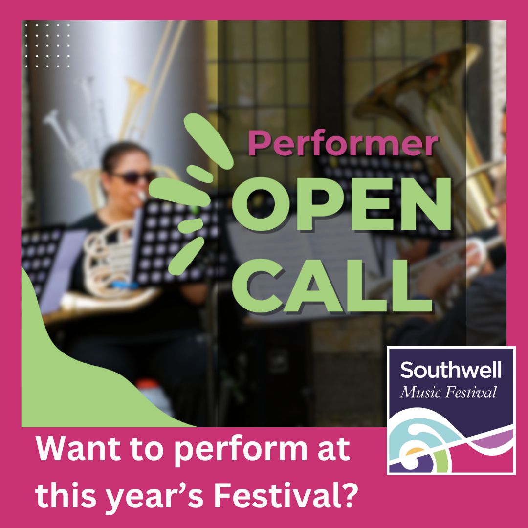 We are looking for local musicians to perform at this year's Festival! 🎶 Applications are now open for amateur musicians and ensembles who would like to take part in our Fringe Festival event with @CISouthwell on Sunday 25 August 2024. More info 👇 southwellmusicfestival.com/2024/03/open-c…