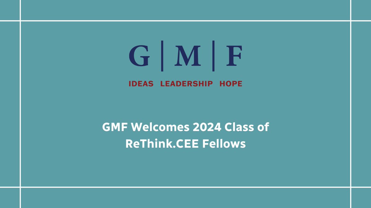 📣 Thrilled to announce the 2024 class of #ReThinkCEE Fellows! 🔎As Central & Eastern Europe navigates profound changes, @gmfus welcomes 12 nonresident fellows to study the consequences of illiberal & authoritarian challenges in the region 🔗Learn more: gmfus.org/news/gmf-annou…